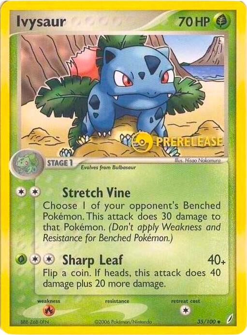 Ivysaur - 35/100 (Prerelease) [Nintendo Promos]