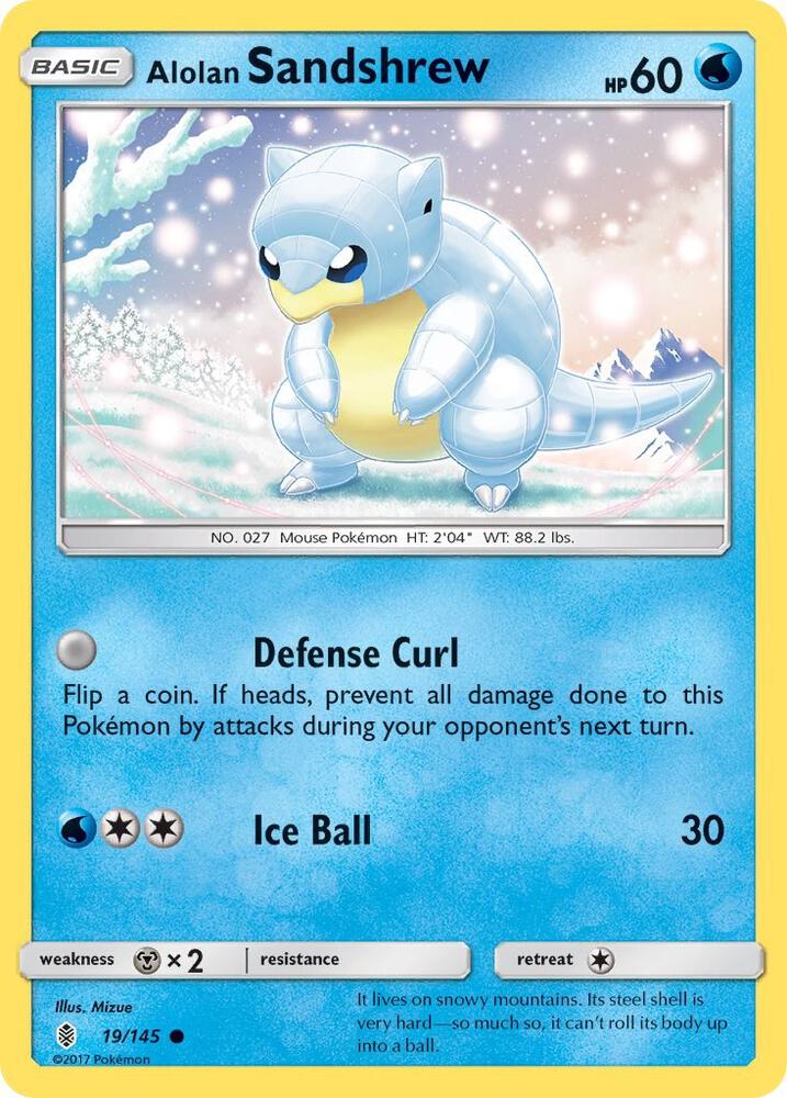 Alolan Sandshrew (19/145) [SM Guardians Rising]