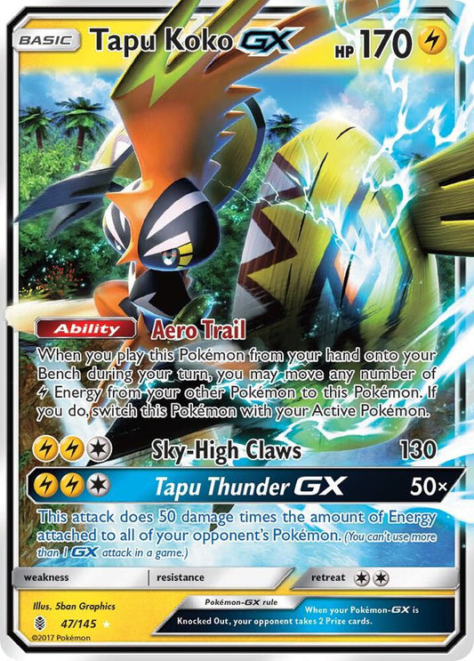 Tapu Koko GX (47/145) [SM Guardians Rising]