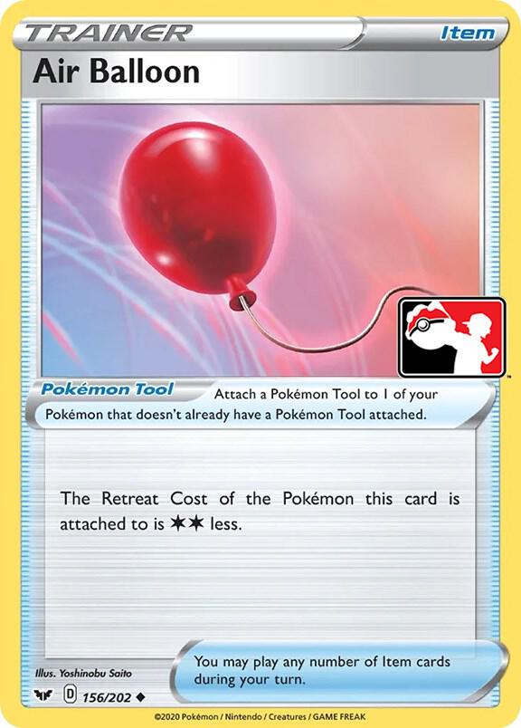 Air Balloon - 156/202 [Prize Pack Series Cards]