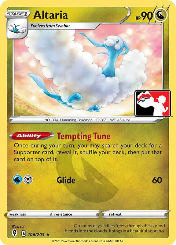 Altaria - 106/203 [Prize Pack Series Cards]