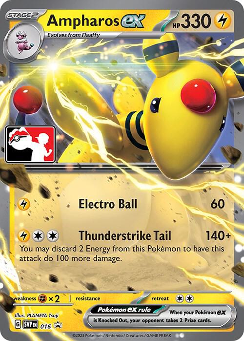 Ampharos ex - 016 [Prize Pack Series Cards]