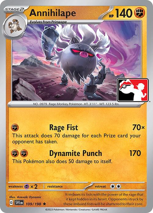 Annihilape - 109/198 [Prize Pack Series Cards]