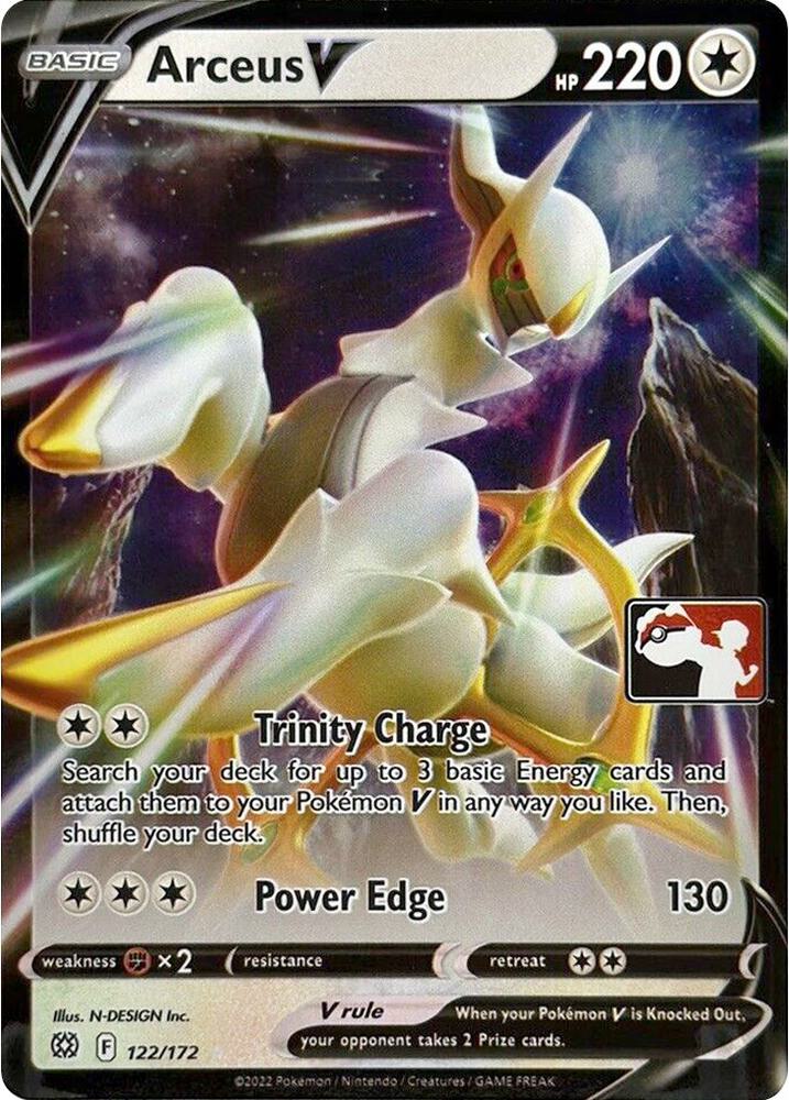 Arceus V - 122/172 [Prize Pack Series Cards]