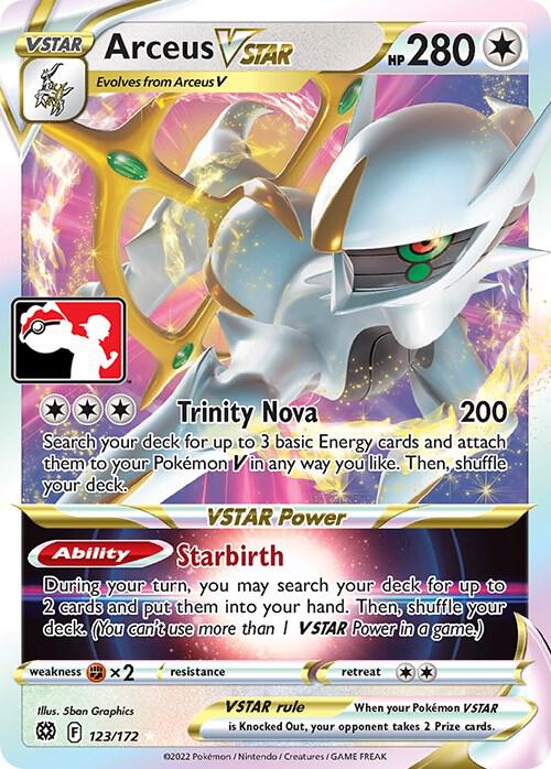 Arceus VSTAR - 123/172 [Prize Pack Series Cards]
