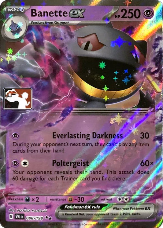 Banette ex - 088/198 [Prize Pack Series Cards]