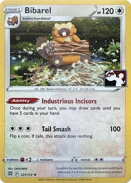 Bibarel - 121/172 (Cosmos Holo) [Prize Pack Series Cards]