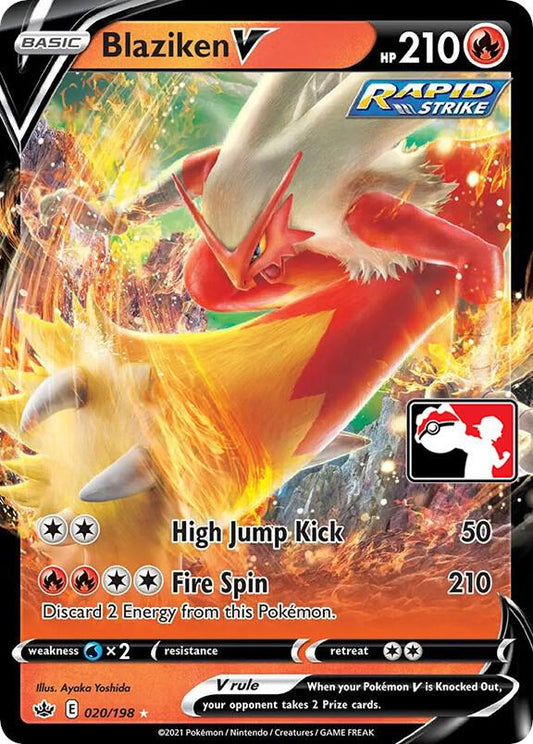 Blaziken V - 020/198 [Prize Pack Series Cards]