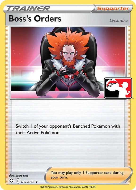 Boss's Orders [Lysandre] - 058/072 [Prize Pack Series Cards]