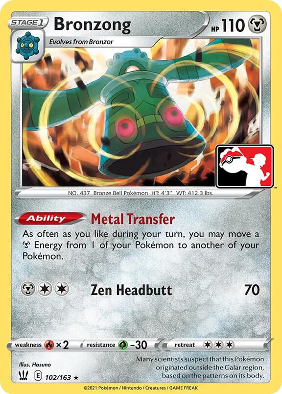 Bronzong - 102/163 [Prize Pack Series Cards]