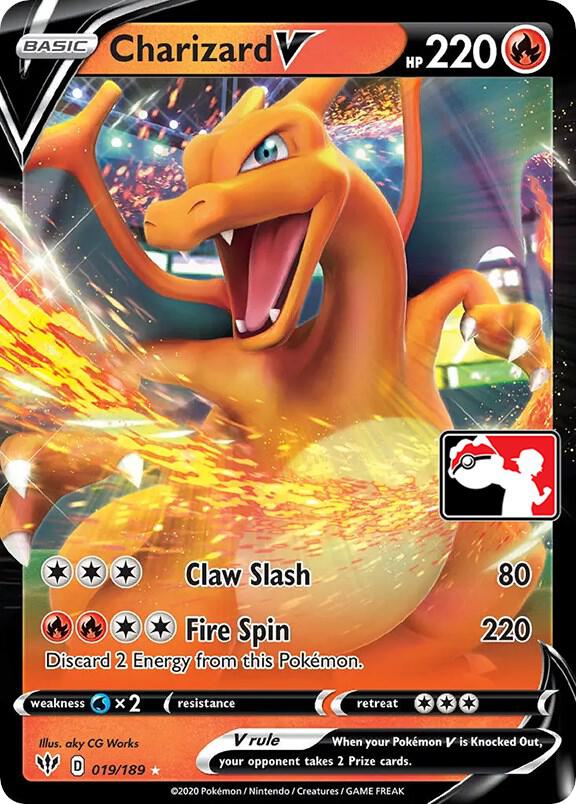 Charizard V - 019/189 [Prize Pack Series Cards]