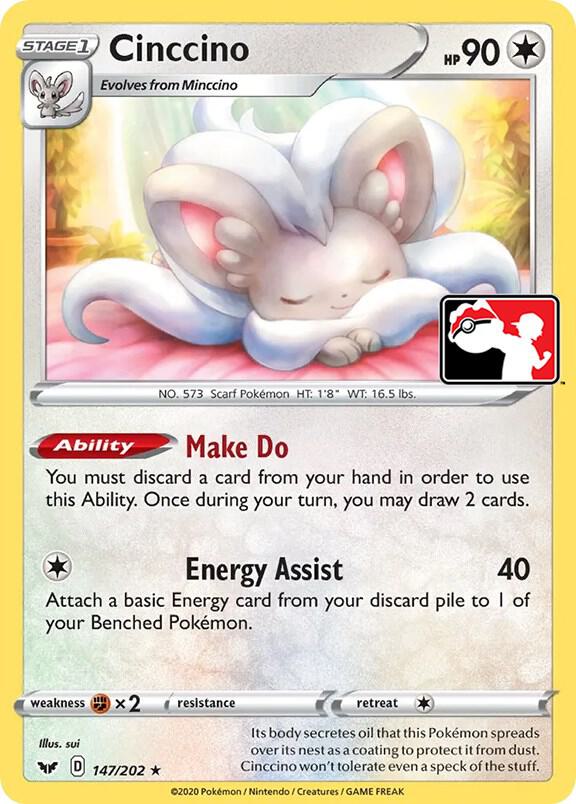 Cinccino - 147/202 [Prize Pack Series Cards]