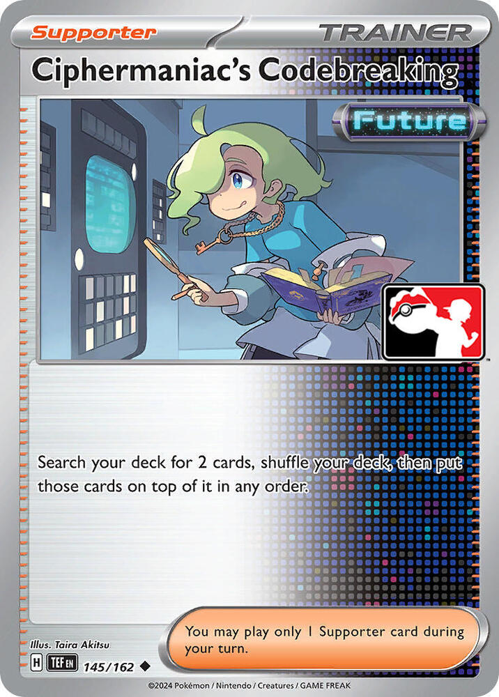 Ciphermaniac's Codebreaking - 145/162 [Prize Pack Series Cards]