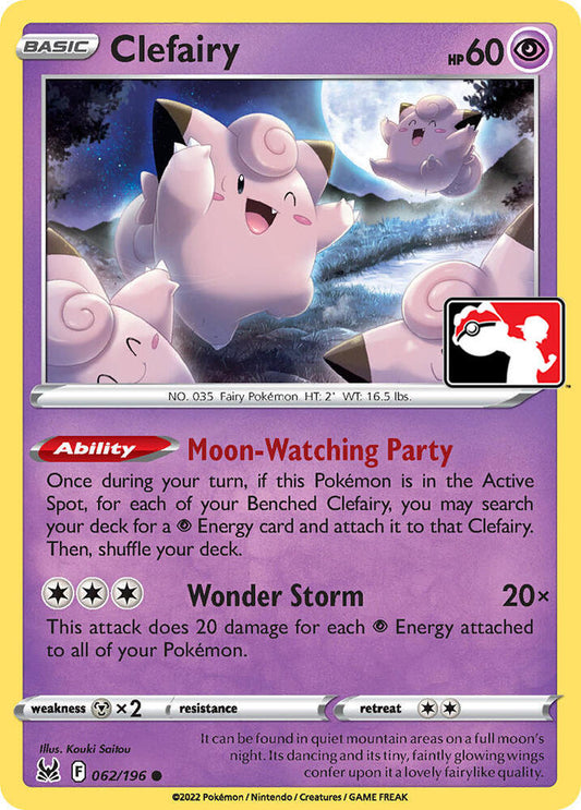 Clefairy - 062/196 [Prize Pack Series Cards]