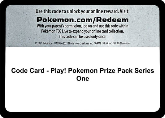 Code Card - Play! Pokemon Prize Pack Series One [Prize Pack Series Cards]