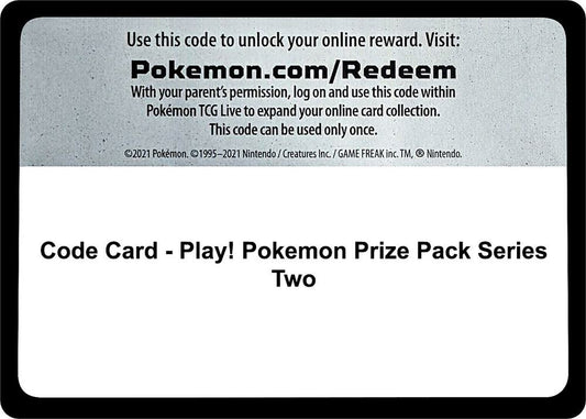 Code Card - Play! Pokemon Prize Pack Series Two [Prize Pack Series Cards]