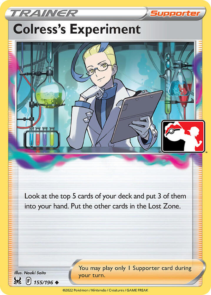 Colress's Experiment - 155/196 [Prize Pack Series Cards]