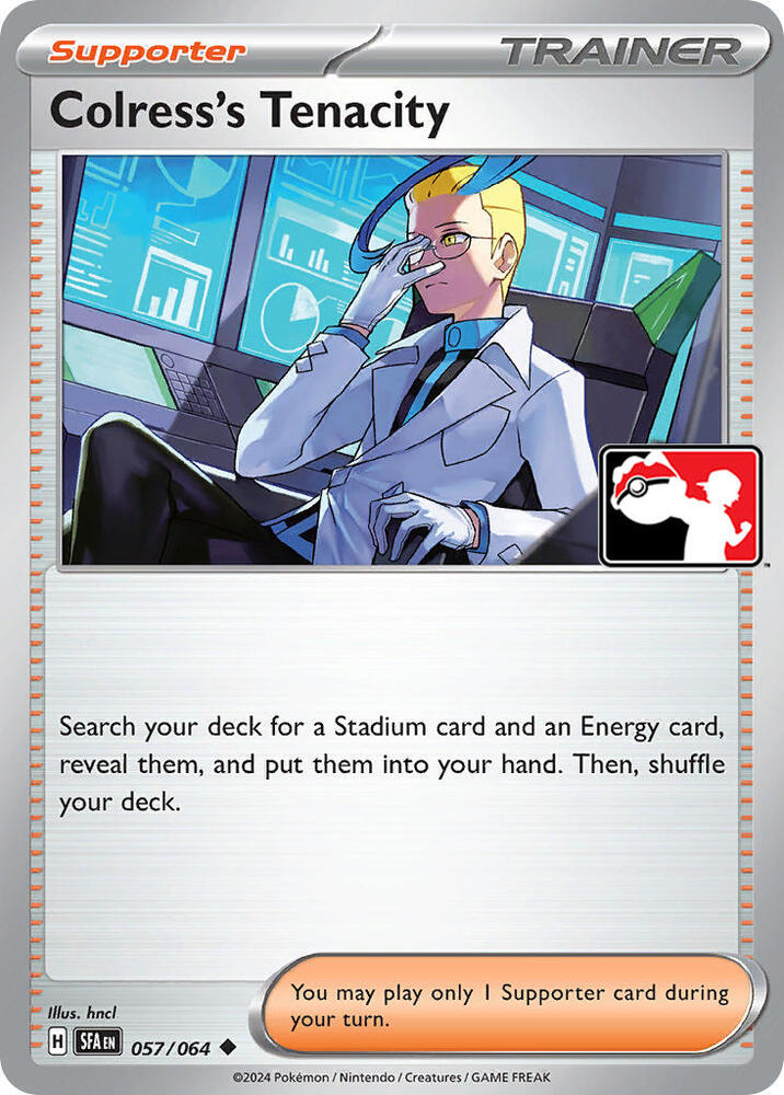 Colress's Tenacity - 057/064 [Prize Pack Series Cards]