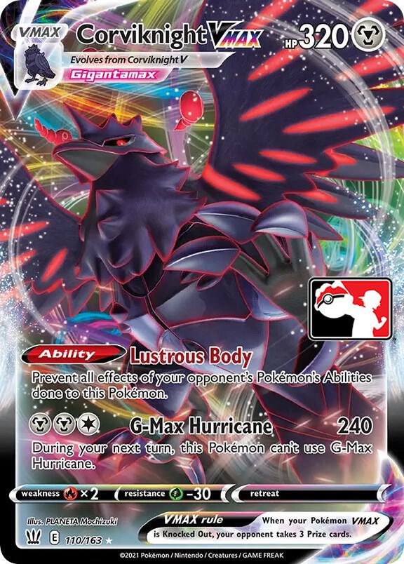 Corviknight VMAX - 110/163 [Prize Pack Series Cards]