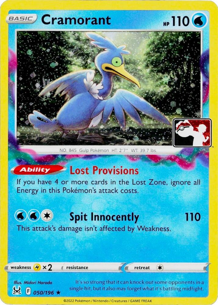 Cramorant - 050/196 (Cosmos Holo) [Prize Pack Series Cards]