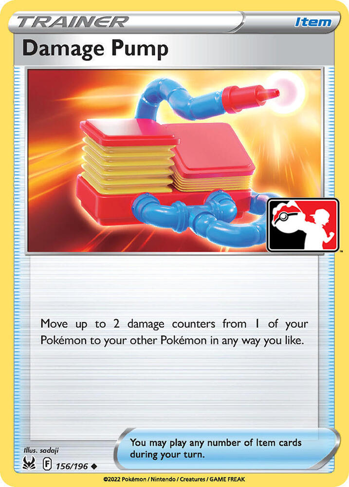 Damage Pump - 156/196 [Prize Pack Series Cards]