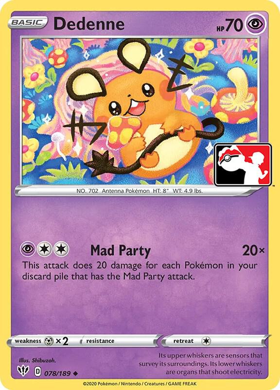 Dedenne - 078/189 [Prize Pack Series Cards]