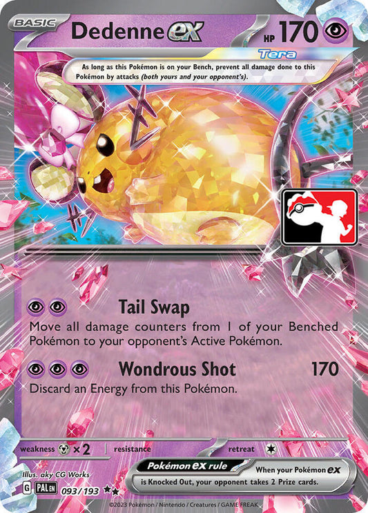 Dedenne ex - 093/193 [Prize Pack Series Cards]
