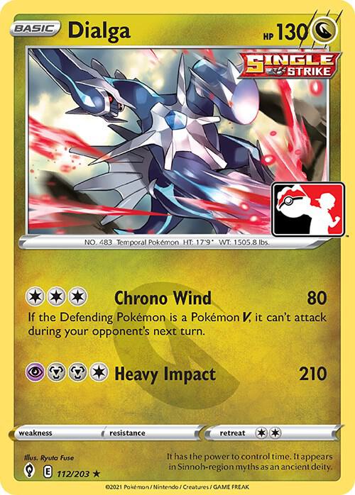 Dialga - 112/203 [Prize Pack Series Cards]