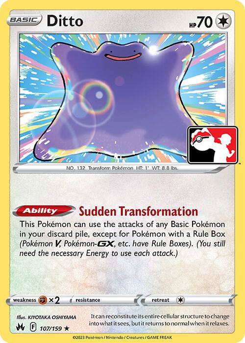 Ditto - 107/159 [Prize Pack Series Cards]