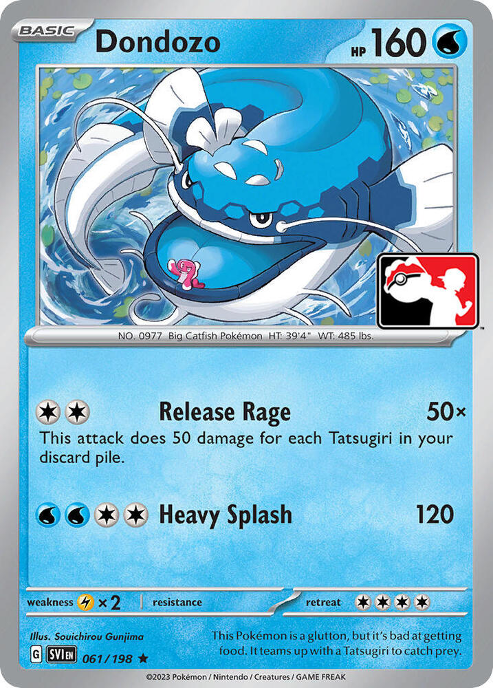 Dondozo - 061/198 [Prize Pack Series Cards]
