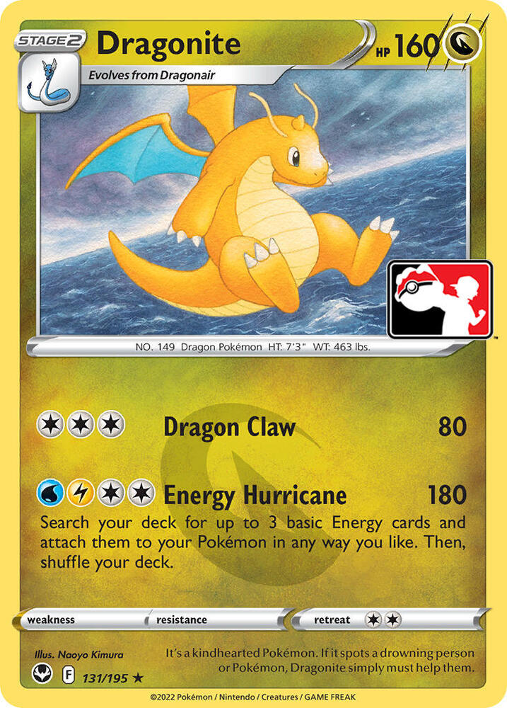 Dragonite - 131/195 [Prize Pack Series Cards]