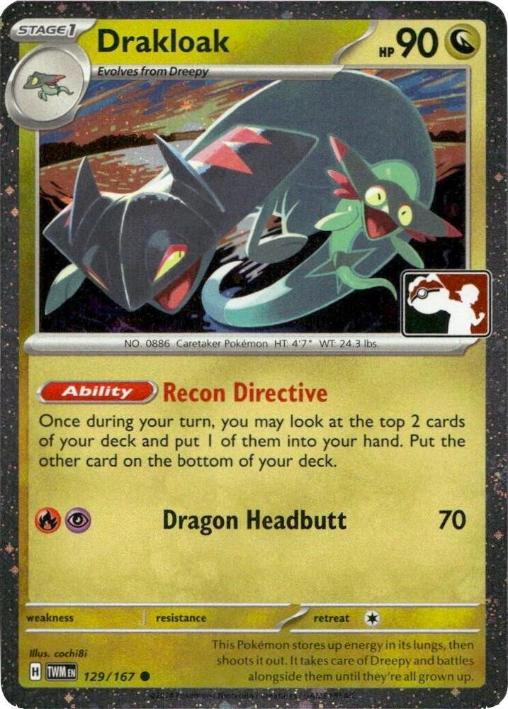 Drakloak - 129/167 (Cosmos Holo) [Prize Pack Series Cards]