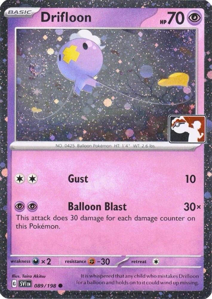 Drifloon - 089/198 (Cosmos Holo) [Prize Pack Series Cards]