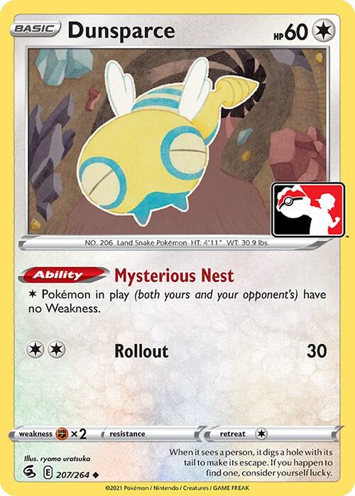 Dunsparce - 207/264 [Prize Pack Series Cards]