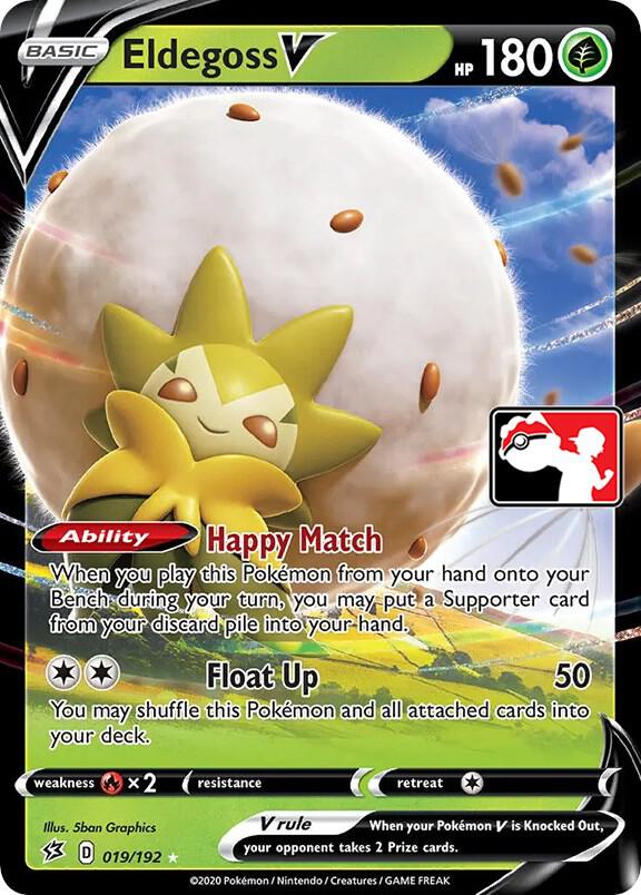 Eldegoss V - 019/192 [Prize Pack Series Cards]