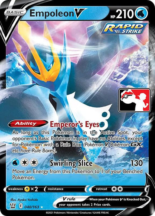 Empoleon V - 040/163 [Prize Pack Series Cards]