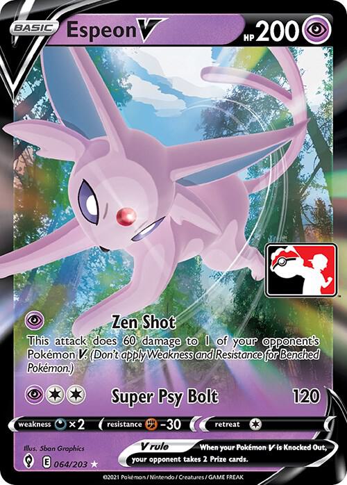 Espeon V - 064/203 [Prize Pack Series Cards]