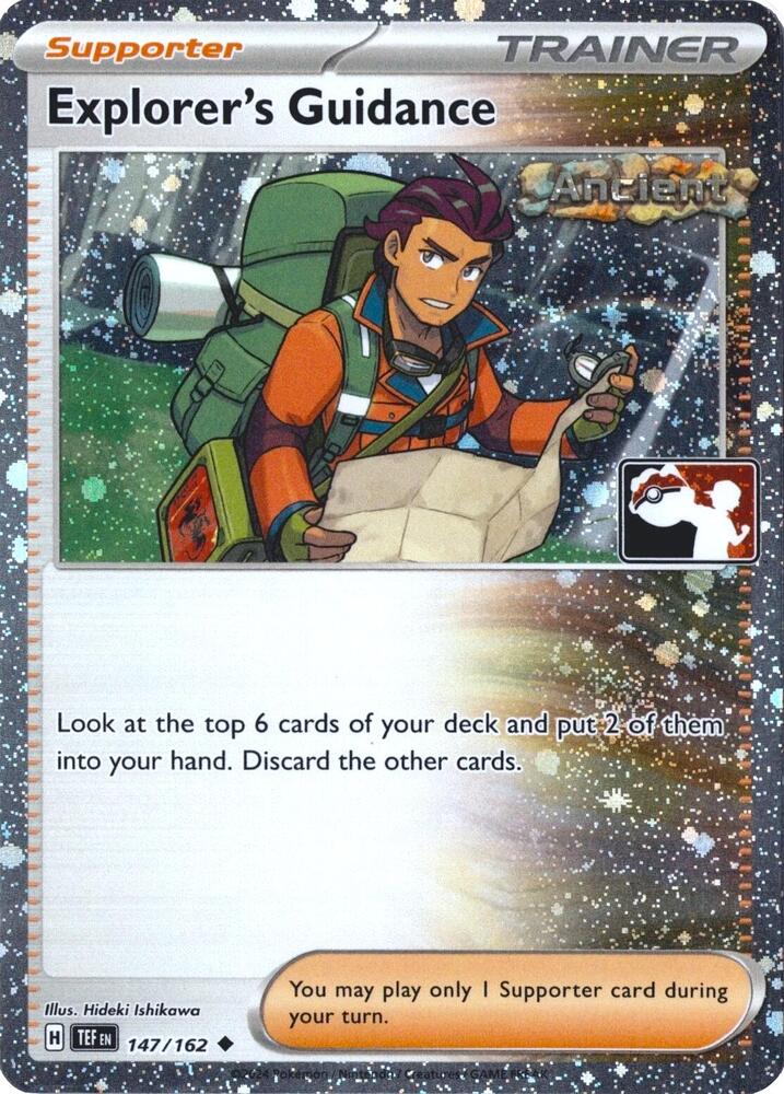 Explorer's Guidance - 147/162 (Cosmos Holo) [Prize Pack Series Cards]