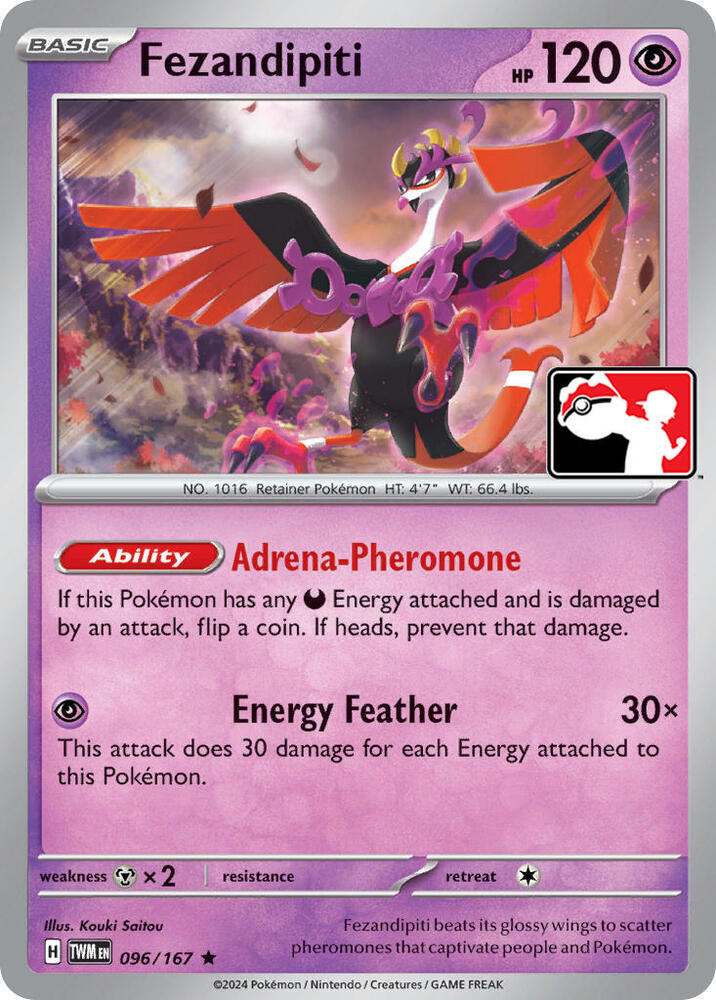 Fezandipiti - 096/167 [Prize Pack Series Cards]