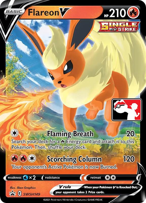 Flareon V - SWSH149 [Prize Pack Series Cards]