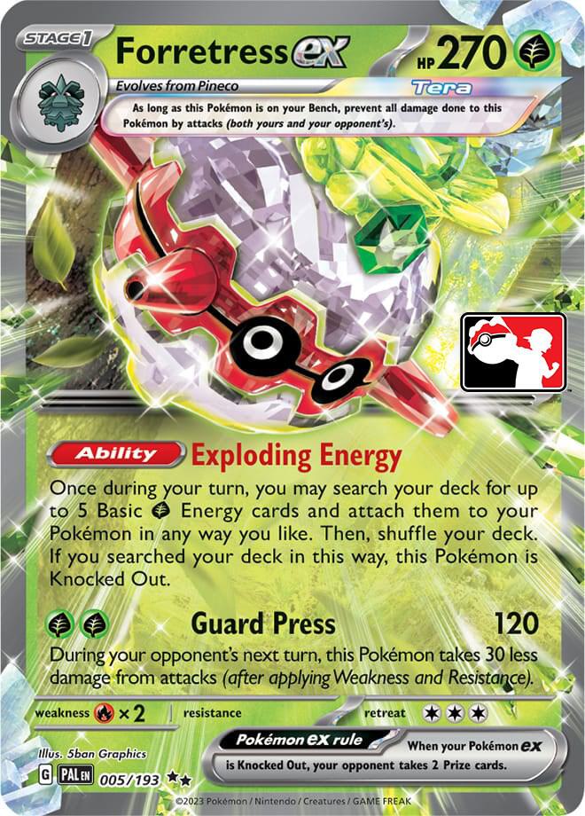 Forretress ex - 005/193 [Prize Pack Series Cards]