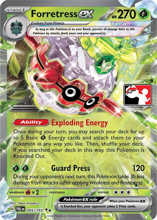 Forretress ex - 005/193 [Prize Pack Series Cards]