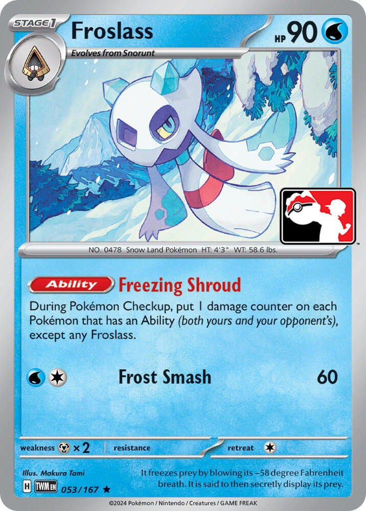 Froslass - 053/167 [Prize Pack Series Cards]