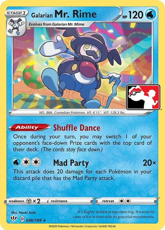 Galarian Mr. Rime - 036/189 [Prize Pack Series Cards]