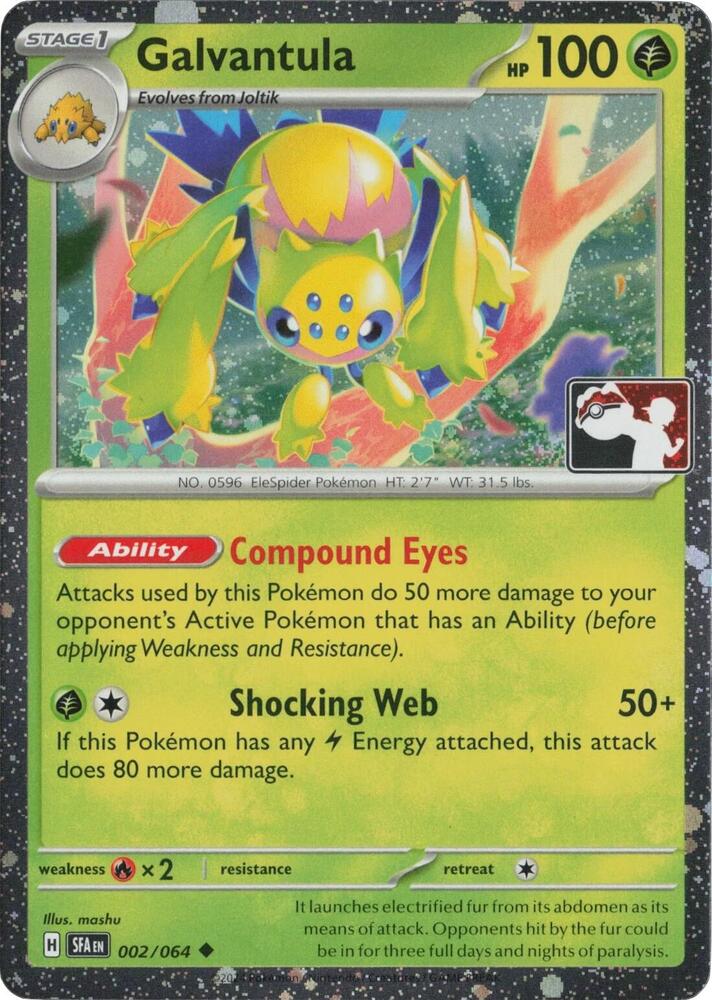 Galvantula - 002/064 (Cosmos Holo) [Prize Pack Series Cards]