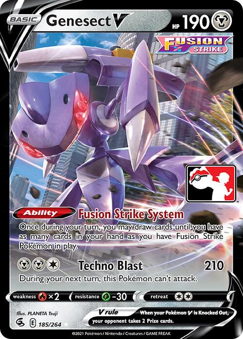 Genesect V - 185/264 [Prize Pack Series Cards]