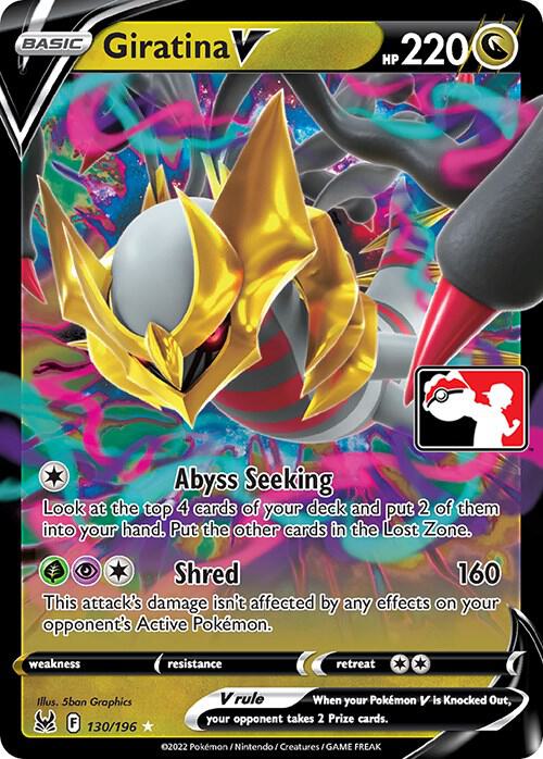 Giratina V - 130/196 [Prize Pack Series Cards]