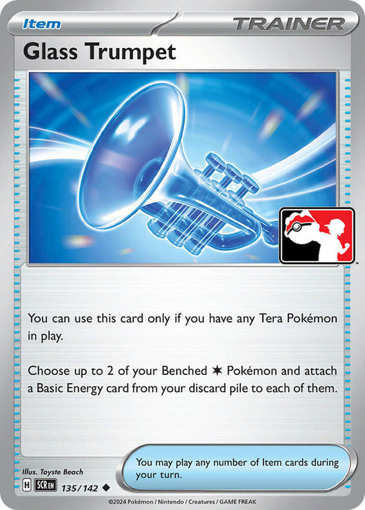 Glass Trumpet - 135/142 [Prize Pack Series Cards]