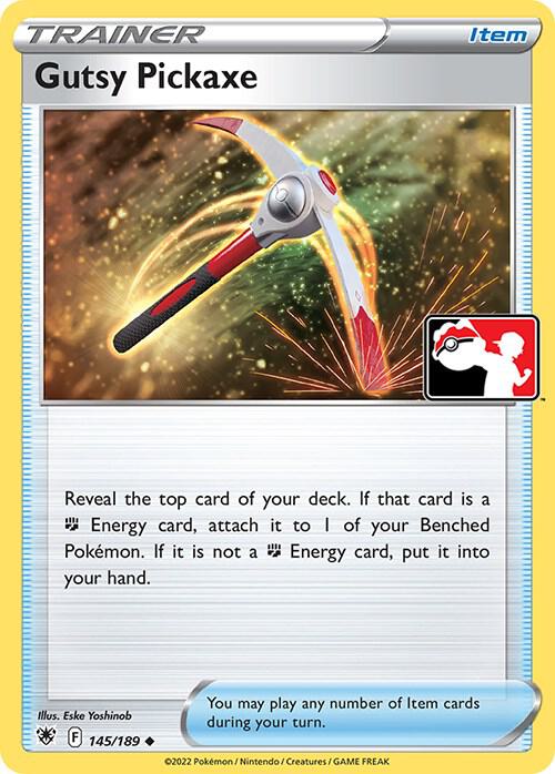 Gutsy Pickaxe - 145/189 [Prize Pack Series Cards]