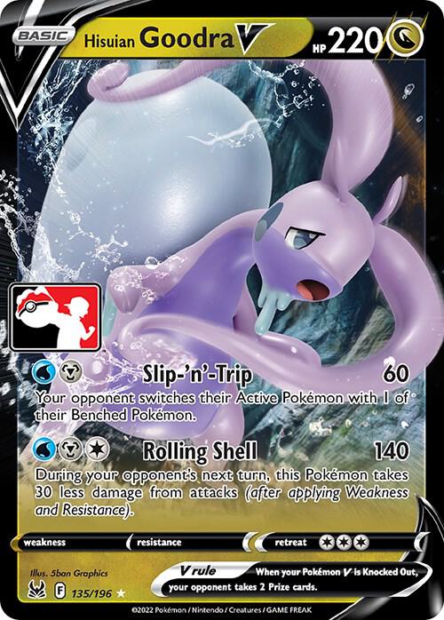 Hisuian Goodra V - 135/196 [Prize Pack Series Cards]